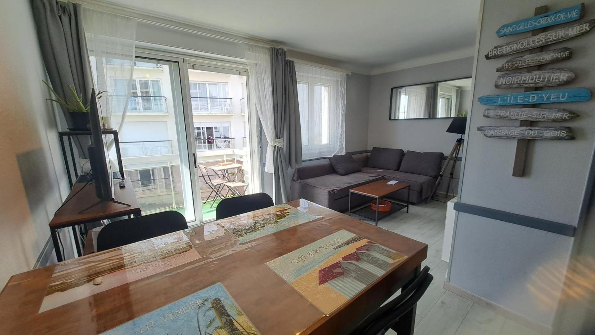 Couchant Radieux Appartement 2 Pieces 4 Personnes Vue Mer Saint-Jean-de-Monts Exteriör bild